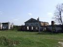 Andrushivka. Ruins of front facade of palace Tyshkevich, Vinnytsia Region, Country Estates 