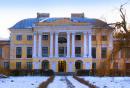 Voronovytsia. Front facade of palace Groholskih, Vinnytsia Region, Country Estates 
