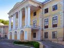 Voronovitsa. Front portico of palace Groholskih, Vinnytsia Region, Country Estates 