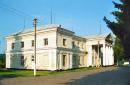 Murovani Kurylivtsi. Front facade of palace Komar, Vinnytsia Region, Country Estates 