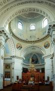 Tulchyn. Detail of interior of cathedral of Christmas, Vinnytsia Region, Churches 