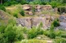 Zhezheliv. Deserted station granite quarry, Vinnytsia Region, Geological sightseeing 