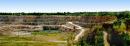 Stryzhavka. Panorama of granite quarry, Vinnytsia Region, Geological sightseeing 