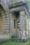 Khmilnyk. Portico of park palace facade, Vinnytsia Region, Country Estates 