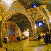 Vinnytsia. Arch of vestibule of Holy Transfiguration Cathedral, Vinnytsia Region, Churches 