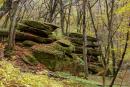 Busha. Rock Sheep in Gaydamak Yar, Vinnytsia Region, Geological sightseeing 