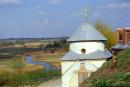 Zymne. Trinity church before restoration, Volyn Region, Monasteries 