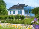 Kolodyazhne. White house farmstead of Kosach, Volyn Region, Country Estates 