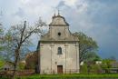 Lyuboml. Front facade of church once, Volyn Region, Churches 