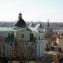 Lutsk. View of Peter and Paul church from tower Lutsk castle, Volyn Region, Churches 