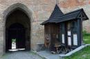 Lutsk. Information booth Lutsk castle, Volyn Region, Fortesses & Castles 