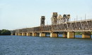 Dnipropetrovsk. Bascule piece of Amur bridge, Dnipropetrovsk Region, Cities 