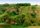 Старые Кодаки. Овражистый склон балки Сажавка, Днепропетровская область, Геологические достопримечательности 