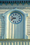 Novomoskovsk. Clock on Trinity Cathedral bell tower, Dnipropetrovsk Region, Churches 