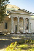 Novomoskovsk. Portico of Samara monastery corps, Dnipropetrovsk Region, Monasteries 