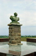 Kapulivka. Monument leader ataman I. Sirko , Dnipropetrovsk Region, Monuments 