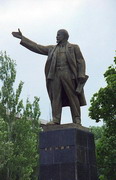 Amvrosiivka. Monument to V. Lenin, Donetsk Region, Lenin's Monuments 