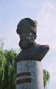 Artemivsk. Bust Kindrat Bulavin, Donetsk Region, Monuments 