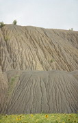 Dokuchaevsk. Spoil of flux-dolomite combine, Donetsk Region, Towns 