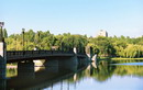 Donetsk. Makiivskyi bridge across Kalmius Reservoir, Donetsk Region, Cities 