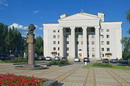 Donetsk. Bust of Alexander Pushkin on the eponymous boulevard, Donetsk Region, Civic Architecture 