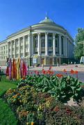 Donetsk. Building of library, Donetsk Region, Civic Architecture 