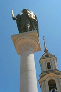 Donetsk. Archangel Michael and cathedral bell tower, Donetsk Region, Monuments 