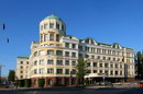 Donetsk. Parade facades of hotel Donbas Palace, Donetsk Region, Civic Architecture 