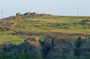 Kamiani Mohyly Reserve. Granite landscape, Donetsk Region, Geological sightseeing 