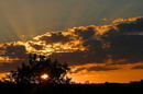 Kamiani Mohyly Reserve. Sunset, Donetsk Region, Natural Reserves 