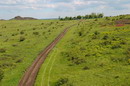 Kamiani Mohyly Reserve. Road to reserve, Donetsk Region, Roads 
