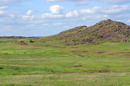 Kamiani Mohyly Reserve. Preservation landscape, Donetsk Region, Geological sightseeing 