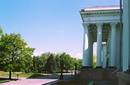 Kramatorsk. Front portico of Palace of culture, Donetsk Region, Civic Architecture 