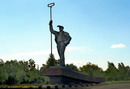 Mariupol. Monument Mariupol metallurgist, Donetsk Region, Monuments 
