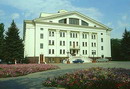 Mariupol. Park facade of Drama theater, Donetsk Region, Civic Architecture 