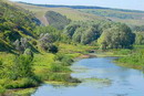 Kreidiana Flora Reserve. Steep slopes of Siverskyi Donets, Donetsk Region, Natural Reserves 