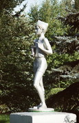 Neskuchne. Sculpture pioneer camp "Friendship", Donetsk Region, Monuments 