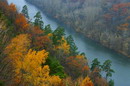 Park Sviati Gory. Autumn Siverskyi Donets, Donetsk Region, National Natural Parks 