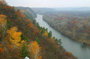 Park Sviati Gory. Autumn decorations Siverskyi Donets, Donetsk Region, Rivers 