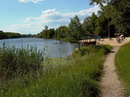 Park Sviati Gory. Park beach on Siverskyi Donets, Donetsk Region, Rivers 