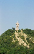 Sviatogirsk. Leader of Donbas in Chalk hill, Donetsk Region, Monuments 