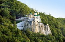 Святогірська лавра. Крейдяна скеля з Миколаївською церквою, Донецька область, Монастирі 