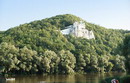 Sviatogirska lavra. Nicholas church on beach Siverskyi Donets, Donetsk Region, Monasteries 