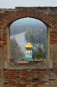 Sviatogirska lavra. Ruins, Cathedral, river and eternity ..., Donetsk Region, Monasteries 