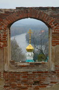 Sviatogirska lavra. Ruins, Cathedral, river and eternity ..., Donetsk Region, Monasteries 