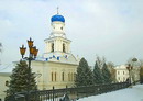 Sviatogirska lavra. Church of Intercession and tower, Donetsk Region, Monasteries 