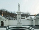 Sviatogirska lavra. Lady sculpture, Donetsk Region, Monuments 