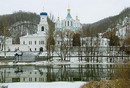 Sviatogirska lavra. Lavra embankment, Donetsk Region, Monasteries 