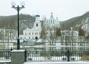 Sviatogirska lavra. Equipped the monastery banks, Donetsk Region, Monasteries 