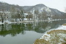 Sviatogirska lavra. Holy places in winter, Donetsk Region, Monasteries 